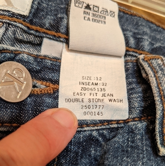 Calvin Klein Easy Fit Stone Wash Jeans Women's VTG - Picture 5 of 9